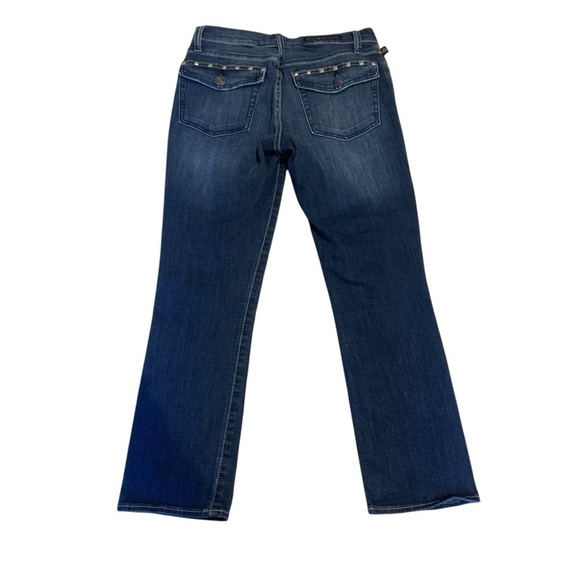 ROCK & REPUBLIC Kendall Cropped Dark Wash Jeans size 6 - Picture 2 of 7
